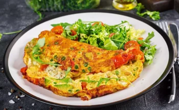 Café da Manhã Para Quem Tem Pressão Alta: Omelete de vegetais