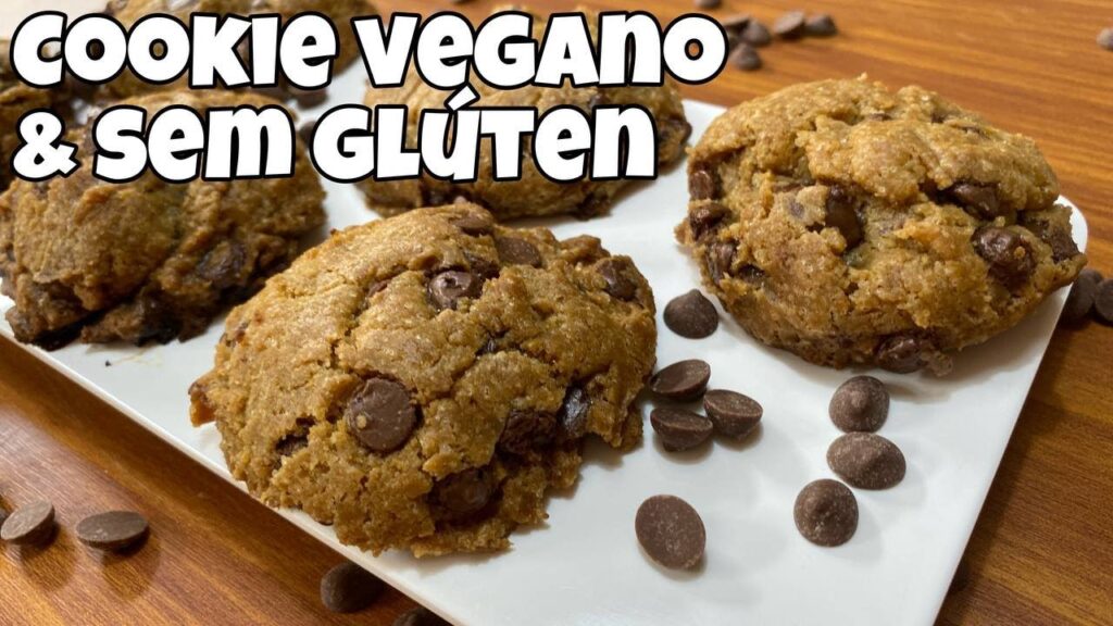Cookies Veganos e Sem Glúten com Chocolate