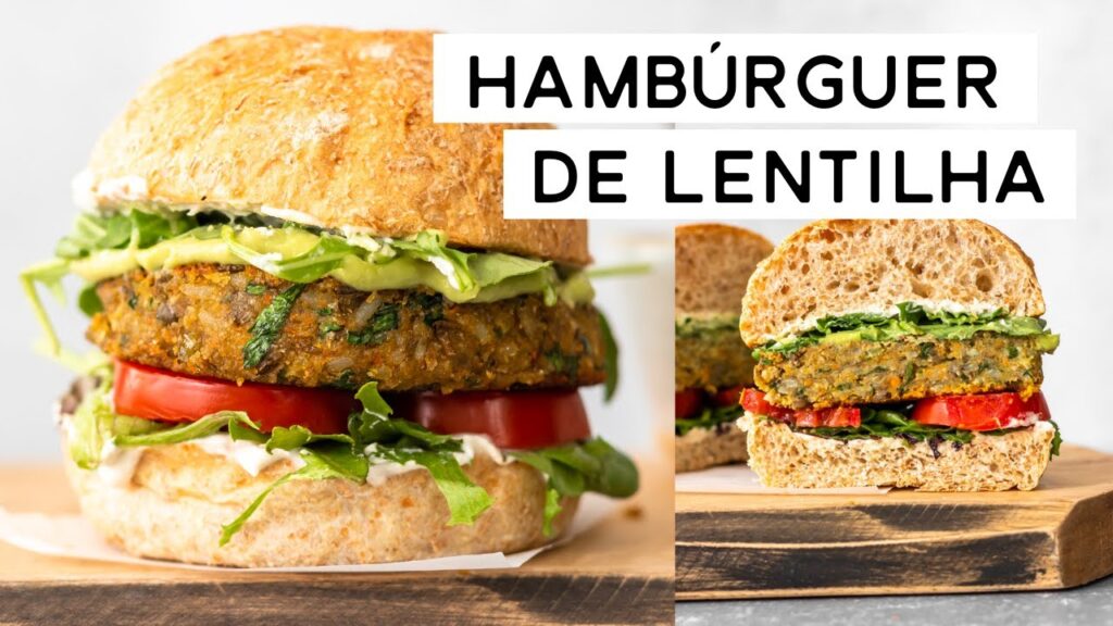 Hambúrguer de Lentilha Vegano: Sabor Nutritivo em Cada Mordida!