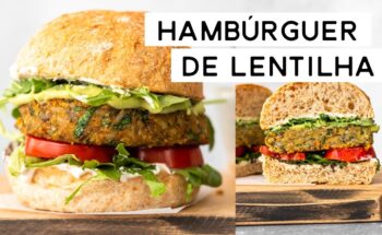 Hambúrguer de Lentilha Vegano: Sabor Nutritivo em Cada Mordida!