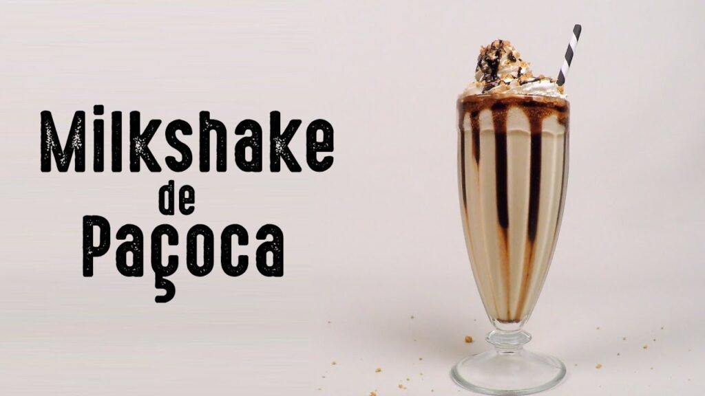 Milkshake de Paçoca: Uma Explosão de Sabor e Cremosidade!