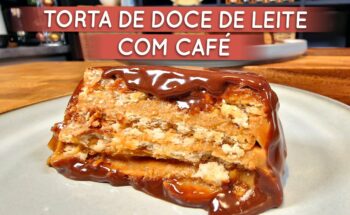 Torta de Bolacha com Doce de Leite: Delícia em Três Ingredientes!