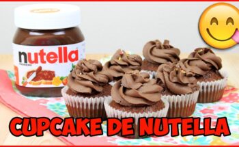 Cupcakes Gelados de Nutella: Uma Explosão de Chocolate!