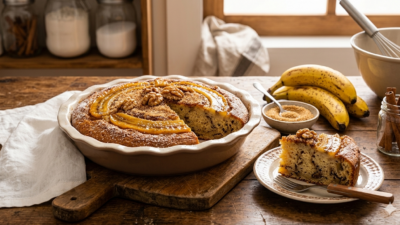 Bolo de Banana Fácil: Receita Fofinha e Perfeita Para o Café da Tarde