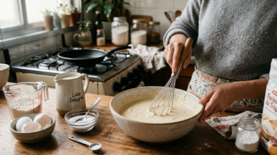 Massa de panqueca fácil