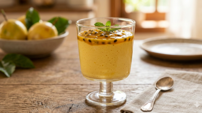 Mousse de Maracujá Fácil: Sobremesa Cremosa Pronta em Minutos