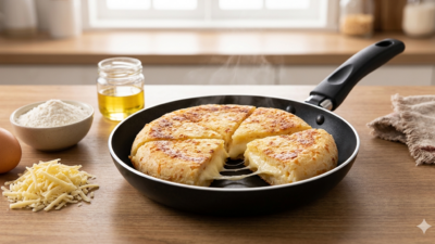 Pão de queijo de frigideira: receita rápida, fácil e sem forno para o dia a dia